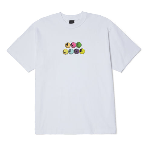 Huf Lucky T-Shirt - White - Streetart.fr